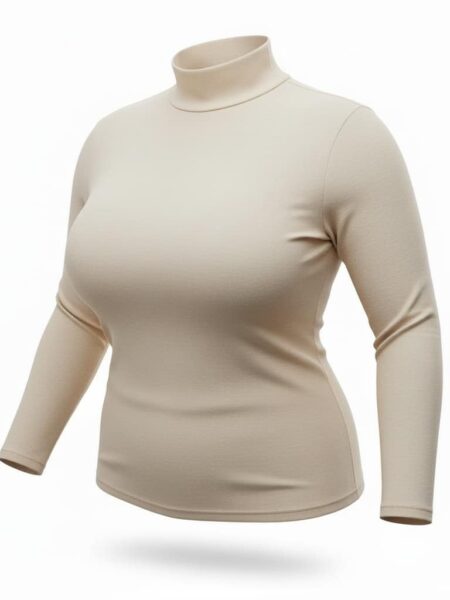 T-shirt manches longues ESSENTIAL grande taille femme - Harmonistyle