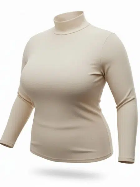 T-shirt manches longues ESSENTIAL grande taille femme - Harmonistyle