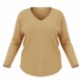 Pull col V VERA grande taille femme - Harmonistyle