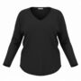 Pull col V VERA grande taille femme - Harmonistyle