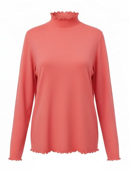 Pull col montant COZY grande taille femme - Harmonistyle
