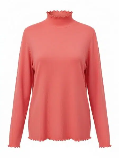 Pull col montant COZY grande taille femme - Harmonistyle