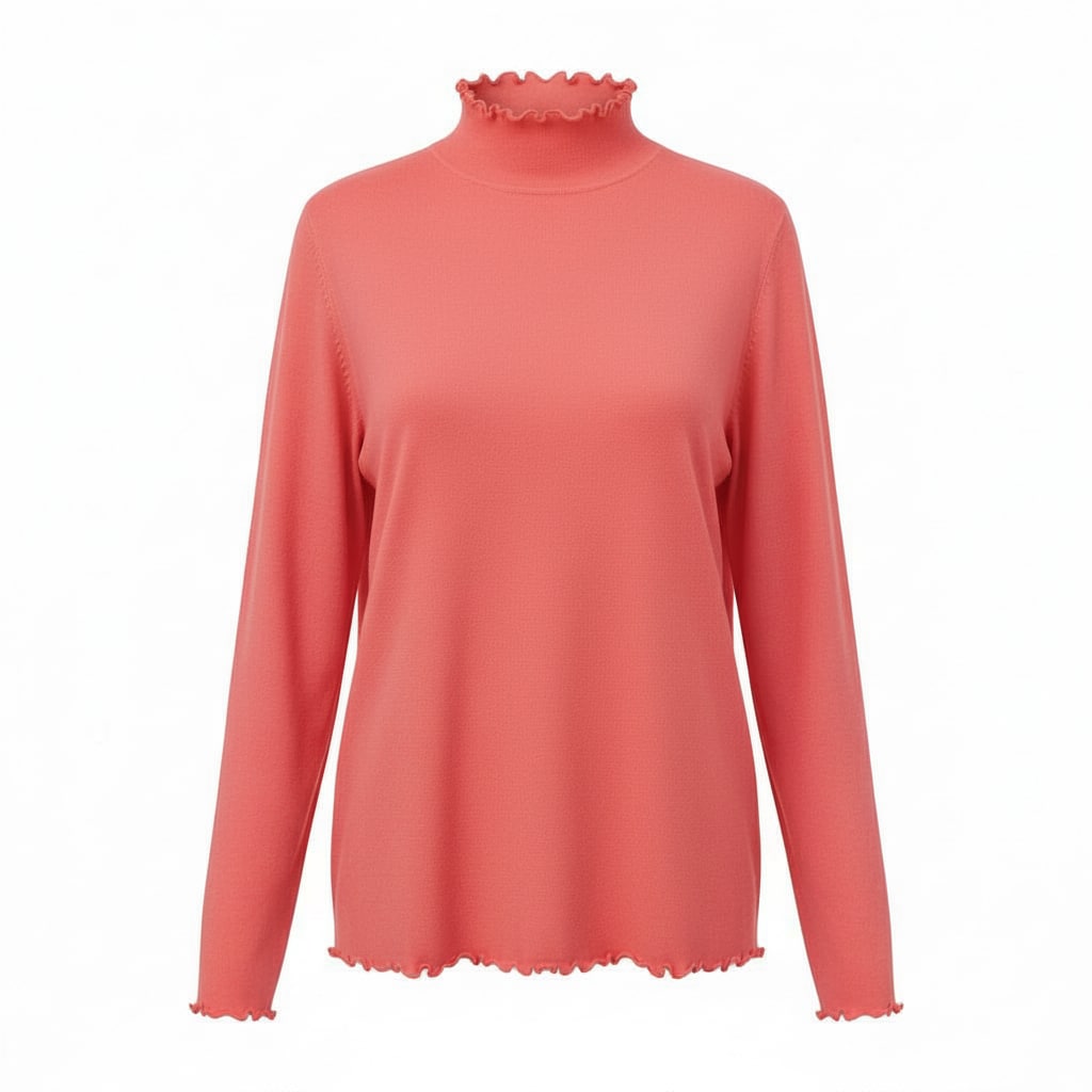 Pull col montant COZY grande taille femme - Harmonistyle