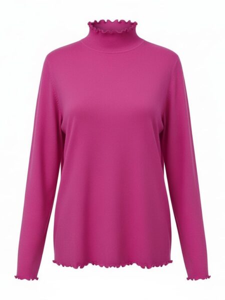 Pull col montant COZY grande taille femme - Harmonistyle