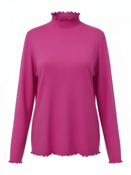 Pull col montant COZY grande taille femme - Harmonistyle