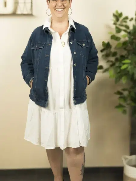 Robe chemise blanche
