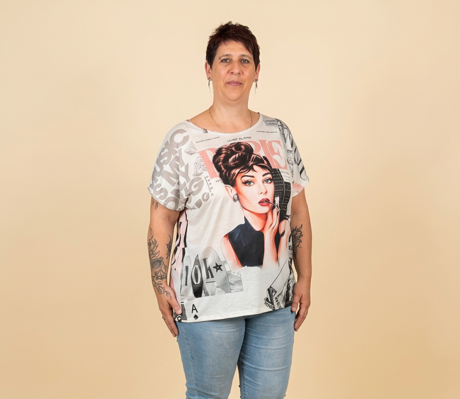 T-shirt Anna imprimé